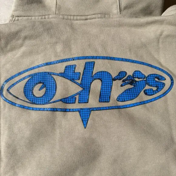 Nike x Off-White 006 Fleece Hoodie Khaki Size Large Mens